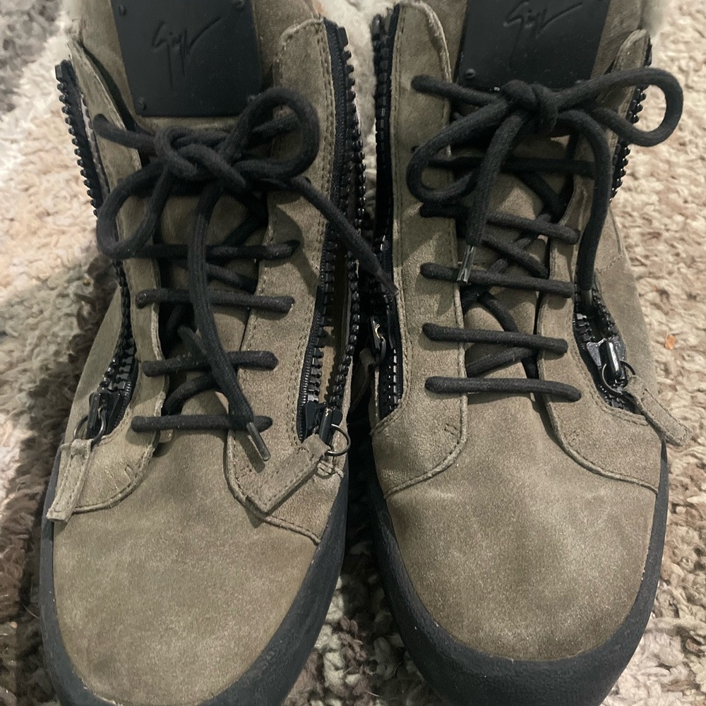 Giuseppe Zanotti Black and Brown Men's Boots